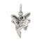 Sterling Silver Fairy Charm Faerie Pendant Jewelry 22mm x 14mm